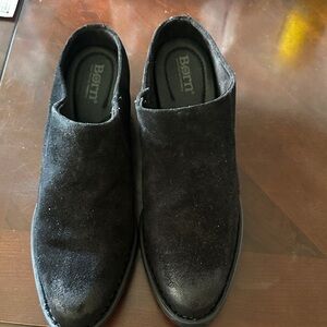 Born Women Dark Suede Loafers